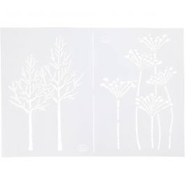 Schablone, Herbst, A4, Blatt 210x297 mm, 1 Stk [HOB-26981]