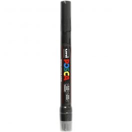 Posca Marker , Nr. PCF350, Strichstärke 1-10 mm, Pinsel, Schwarz, 1 Stk [HOB-271046]