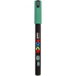 Posca Marker , Nr. PC-1MR, Strichstärke 0,7 mm, extrafein, Grün, 1 Stk [HOB-272036]