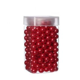 Perlen 12mm Rot 220 Gramm (1 St.) [IFS-27214]