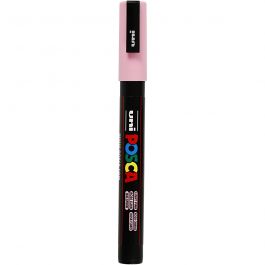 Posca Marker , Nr. PC-3M, Strichstärke 0,9-1,3 mm, fein, Hellpink, 1 Stk [HOB-274029]