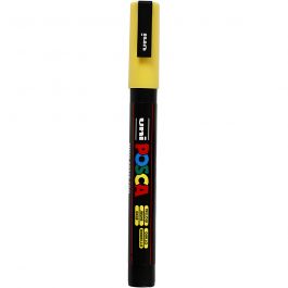 Posca Marker , Nr. PC-3M, Strichstärke 0,9-1,3 mm, Gelb, 1 Stk [HOB-274044]