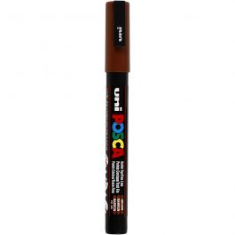 Posca Marker , Nr. PC-3M, Strichstärke 0,9-1,3 mm, fein, Braun, 1 Stk [HOB-274045]