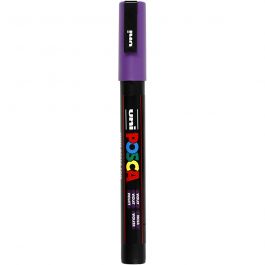 Posca Marker , Nr. PC-3M, Strichstärke 0,9-1,3 mm, fein, Violett, 1 Stk [HOB-274055]