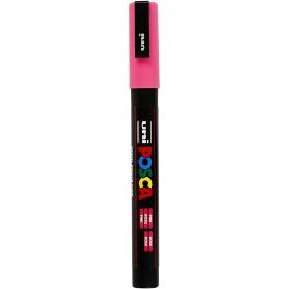 Posca Marker , Nr. PC-3M, Strichstärke 0,9-1,3 mm, fein, Pink, 1 Stk [HOB-274056]