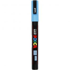 Posca Marker , Nr. PC-3M, Strichstärke 0,9-1,3 mm, fein, Hellblau, 1 Stk [HOB-274057]