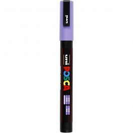 Posca Marker , Nr. PC-3M, Strichstärke 0,9-1,3 mm, fein, Flieder, 1 Stk [HOB-274058]