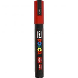 Posca Marker , Nr. PC-5M, Strichstärke 2,5 mm, Medium, Rot, 1 Stk [HOB-276040]