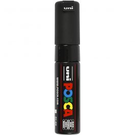 Posca Marker , Nr. PC-8K, Strichstärke 8 mm, breit, Schwarz, 1 Stk [HOB-278046]