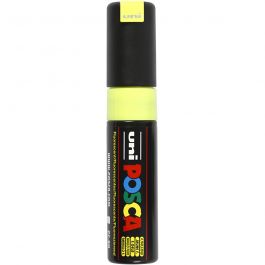 Posca Marker , Nr. PC-8K, Strichstärke 8 mm, breit, Fluo-Gelb, 1 Stk [HOB-278724]