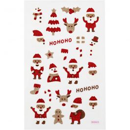 Glitzer-Sticker, Nikolaus, Blatt 10x16 cm, 1 Bl. [HOB-280013]