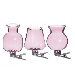Vasen auf Clip Rosa Ø4mm (3 Stück) [IFS-28094]