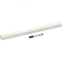 Whiteboard Folie, L 80 cm, B 60 cm, Weiß, 25 Bl./ 1 Rolle [HOB-28245]