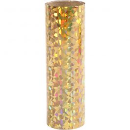 Dekofolie, B 15,5 cm, Dicke 0,02 mm, Gold, 50 cm/ 1 Rolle [HOB-283568]