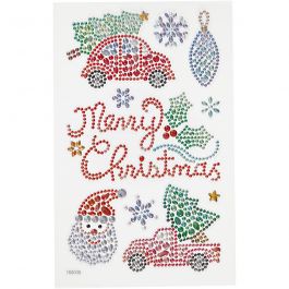 Diamant-Sticker, Weihnachten, Blatt 10x16 cm, 1 Bl. [HOB-284034]
