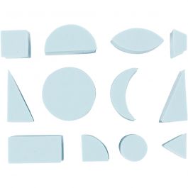 Moosgummi-Stempel, H 25 mm, Größe 15-30 mm, 12 Stk/ 1 Pck [HOB-28579]
