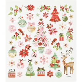 Sticker, Romantische Weihnachtszeit, Blatt 15x16,5 cm, 1 Bl. [HOB-288791]