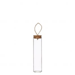 Reagenzgläser mit Kork und Kordel Ø3cm | H: 10cm (12 Stück) [IFS-29162]