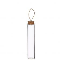Reagenzgläser mit Kork und Kordel Ø3cm | H: 15cm (6 Stück) [IFS-29163]