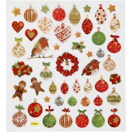 Sticker, Weihnachtsmotive, Blatt 15x16,5 cm, 1 Bl. [HOB-298931]