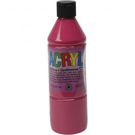 Acrylfarbe, Primärrot, 500 ml/ 1 Fl. [HOB-636035]