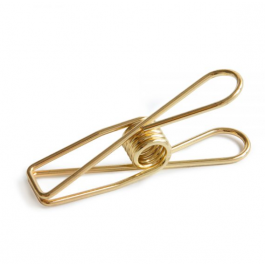 Clips gold 3x0,6cm (Set mit 12 Stk.) [IFS-30121]