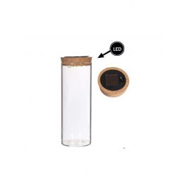 Reagenzglas Ø8 h: 23 cm m. Solar-Kork-Deckel (1 st) [IFS-30174]