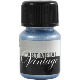 Art Metal Farbe, Perlmutt-Blau(5031), 30 ml/ 1 Fl. [HOB-307120]