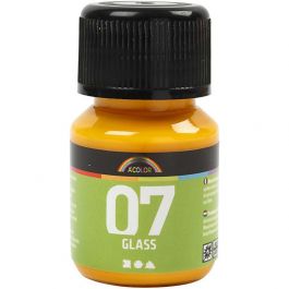 A-Color Glas-/Porzellanfarbe, Gelb, 30 ml/ 1 Fl. [HOB-31386]
