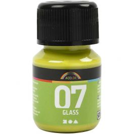 A-Color Glas-/Porzellanfarbe, Kiwi, 30 ml/ 1 Fl. [HOB-31392]
