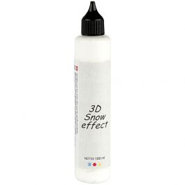 3D Strukturschnee, Weiß, 100 ml/ 1 Fl. [HOB-31740]