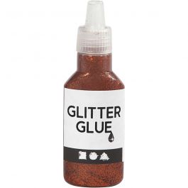Glitzerkleber, Orange, 25 ml/ 1 Fl. [HOB-318230]