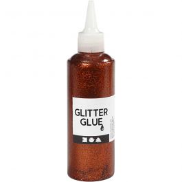 Glitzerkleber, Orange, 118 ml/ 1 Fl. [HOB-31823]