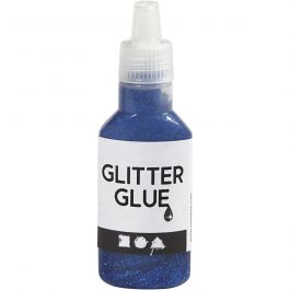 Glitzerkleber, Dunkelblau, 25 ml/ 1 Fl. [HOB-318250]