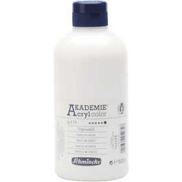 Schmincke AKADEMIE® Acrylfarbe, Titanweiß (111), Opak, , 500ml [HOB31850]