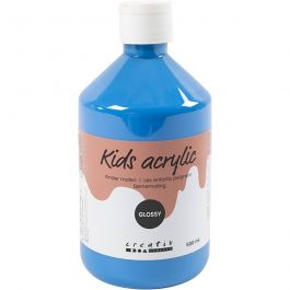 Acrylfarbe Glänzend, Primärblau, 500 ml/ 1 Fl. [HOB-32008]