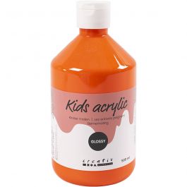 Acrylfarbe Glänzend, Orange, 500 ml/ 1 Fl. [HOB-32014]