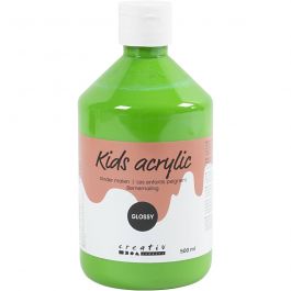 Acrylfarbe Glänzend, Hellgrün, 500 ml/ 1 Fl. [HOB-32026]