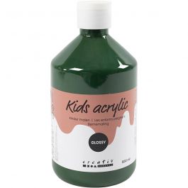 Acrylfarbe Glänzend, Dunkelgrün, 500 ml/ 1 Fl. [HOB-32028]