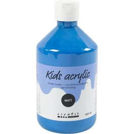 Acrylfarbe Matt, Primärblau, 500 ml/ 1 Fl. [HOB-32108]