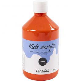 Acrylfarbe Matt, Orange, 500 ml/ 1 Fl. [HOB-32114]