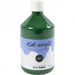 Acrylfarbe Matt, Dunkelgrün, 500 ml/ 1 Fl. [HOB-32128]