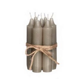 Kerzen Taupe 11cm (7 Stück) [IFS-32162]