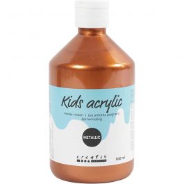 Acrylfarbe Metallic, Metallic, Kupfer-metallic, 500 ml/ 1 Fl. [HOB-32226]