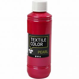 Textilfarbe, Perlmutt, Pink, 250 ml/ 1 Fl. [HOB-33716]