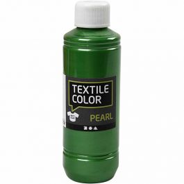 Textilfarbe, Perlmutt, Brillantgrün, 250 ml/ 1 Fl. [HOB-33726]