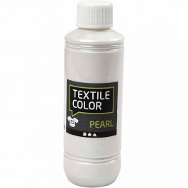 Textilfarbe, Perlmutt, Basis, 250 ml/ 1 Fl. [HOB-33760]