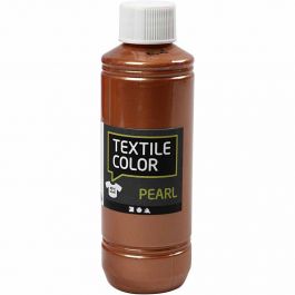 Textilfarbe, Perlmutt, Kupfer, 250 ml/ 1 Fl. [HOB-33763]