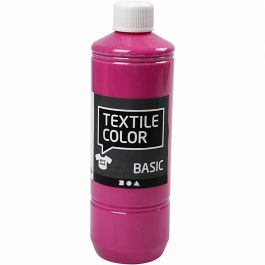 Textilfarbe, Pink, 500 ml/ 1 Fl. [HOB-34146]