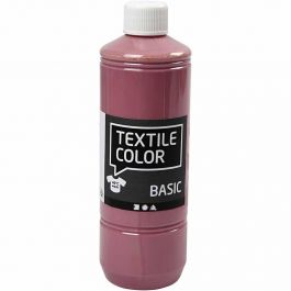 Textilfarbe, Dunkelrosa, 500 ml/ 1 Fl. [HOB-34172]